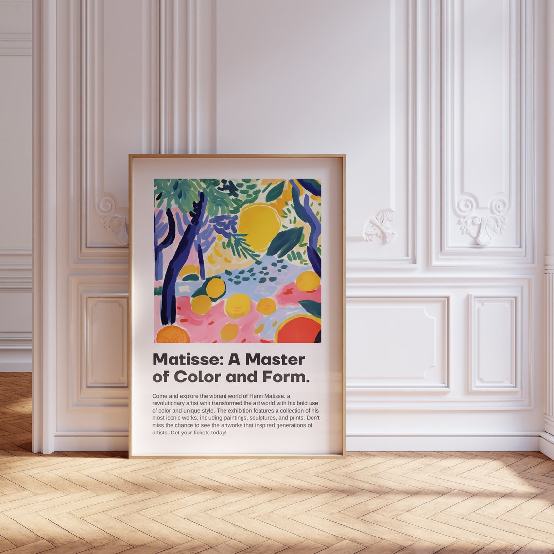 Henri Matisse Sunlit Garden Oranges Master of Color Form Poster - Image 5