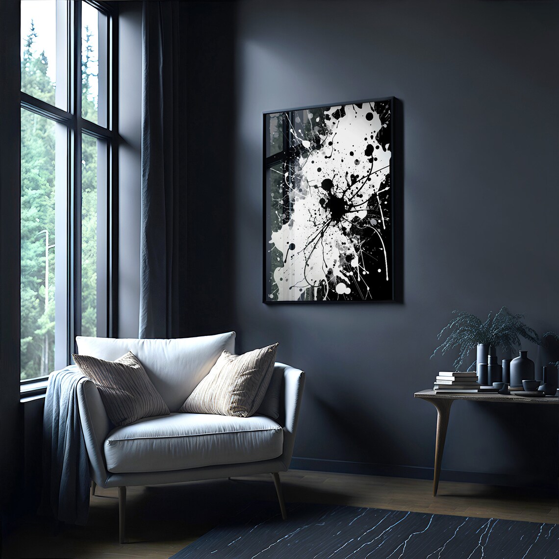 Jackson Pollock Abstract Art Poster, Maximalist Decor - Image 4