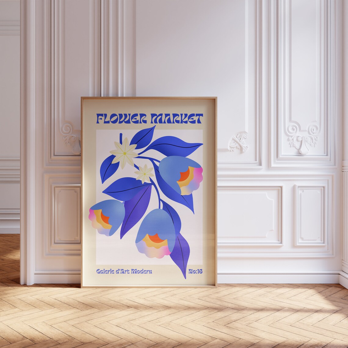 Flower Market Kitchen Typography Art Print - Image 3