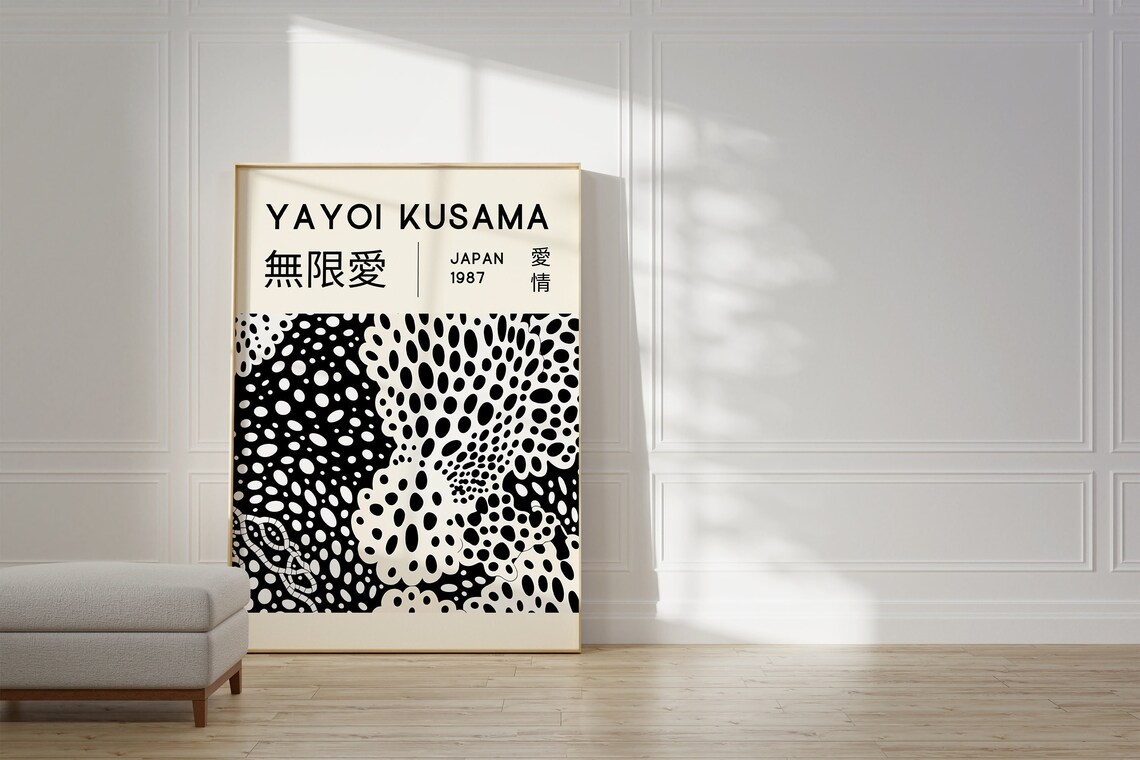 Yayoi Kusama Abstract Home Wall Art Print