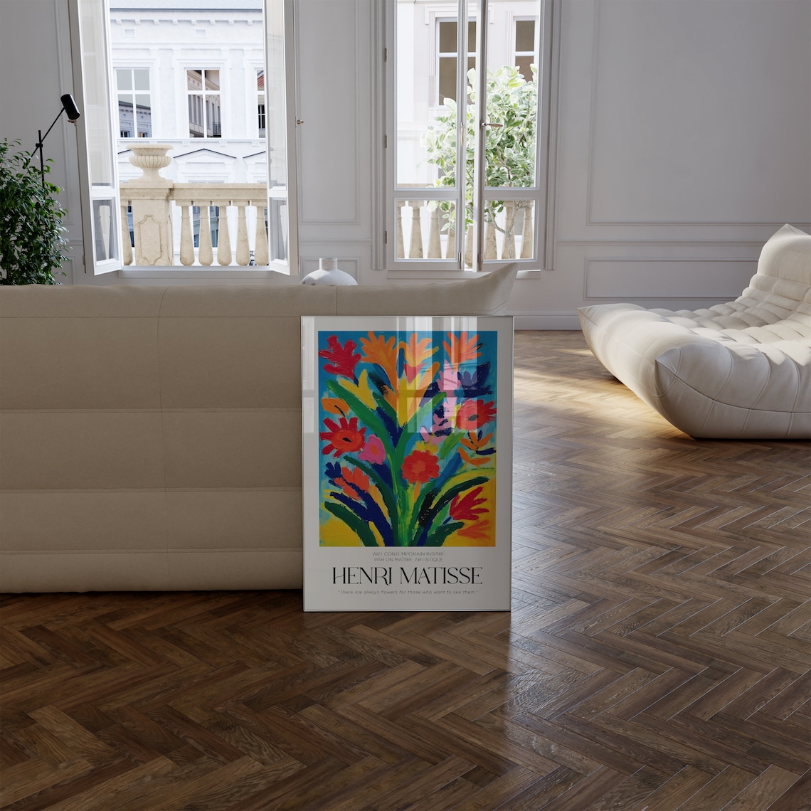 Matisse Cut Outs Poster, Minimalist Neutral Wall Art - Image 3