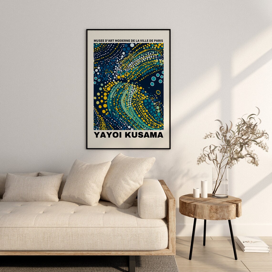 Yayoi Kusama Inspired Japanese Gallery Wall Art Poster - Image 2