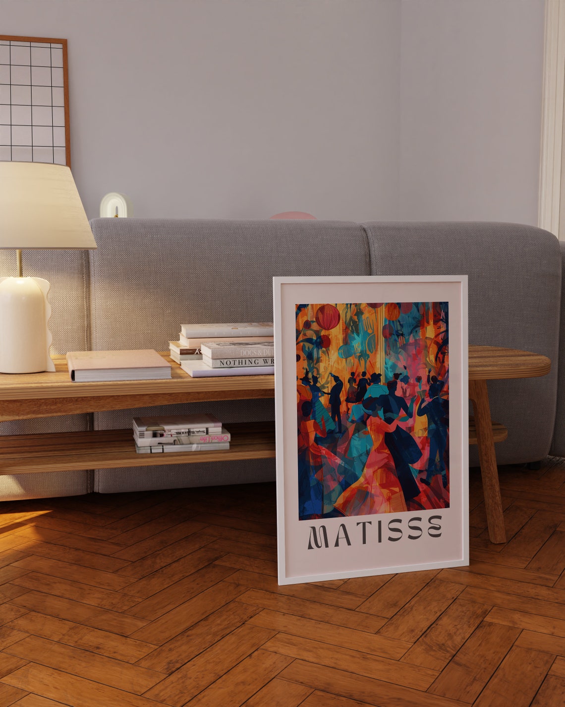 Henri Matisse Joyful Dance Party Silhouette Colorful Art Poster - Image 3