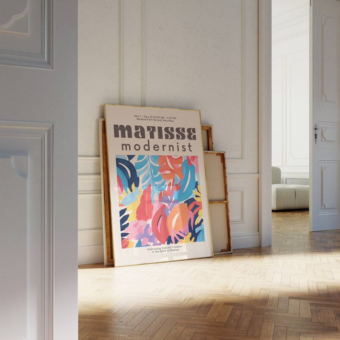 Matisse Cut Outs Poster, Modern Gallery Exhibition Art - Image 2