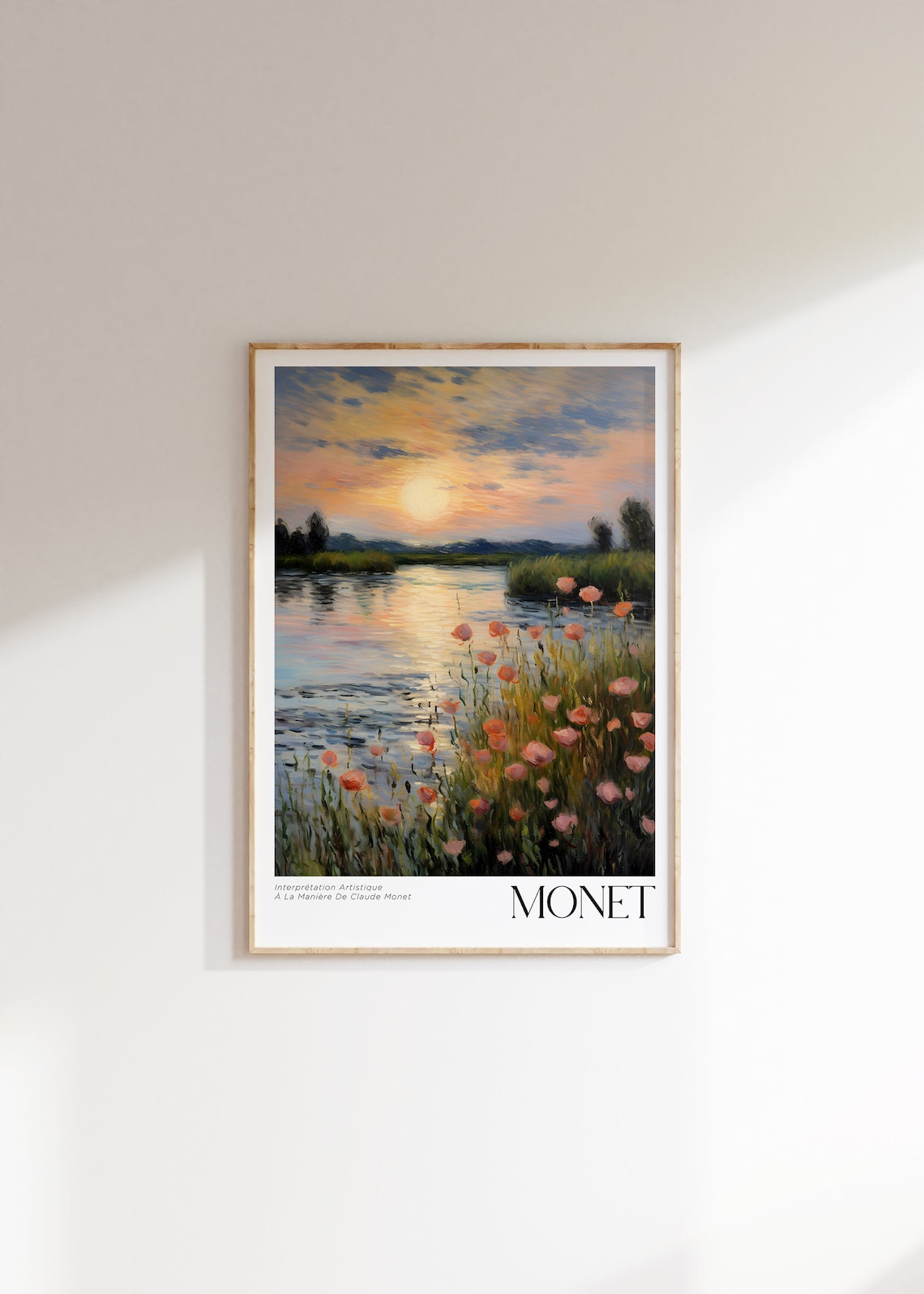 Claude Monet Mid-Century Modern Art Print