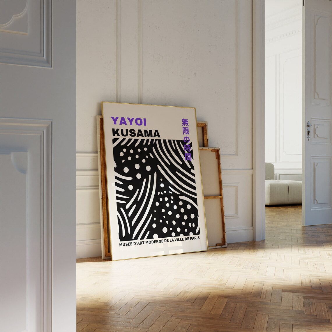 Yayoi Kusama Inspired Japanese Home Wall Art Poster - Image 4