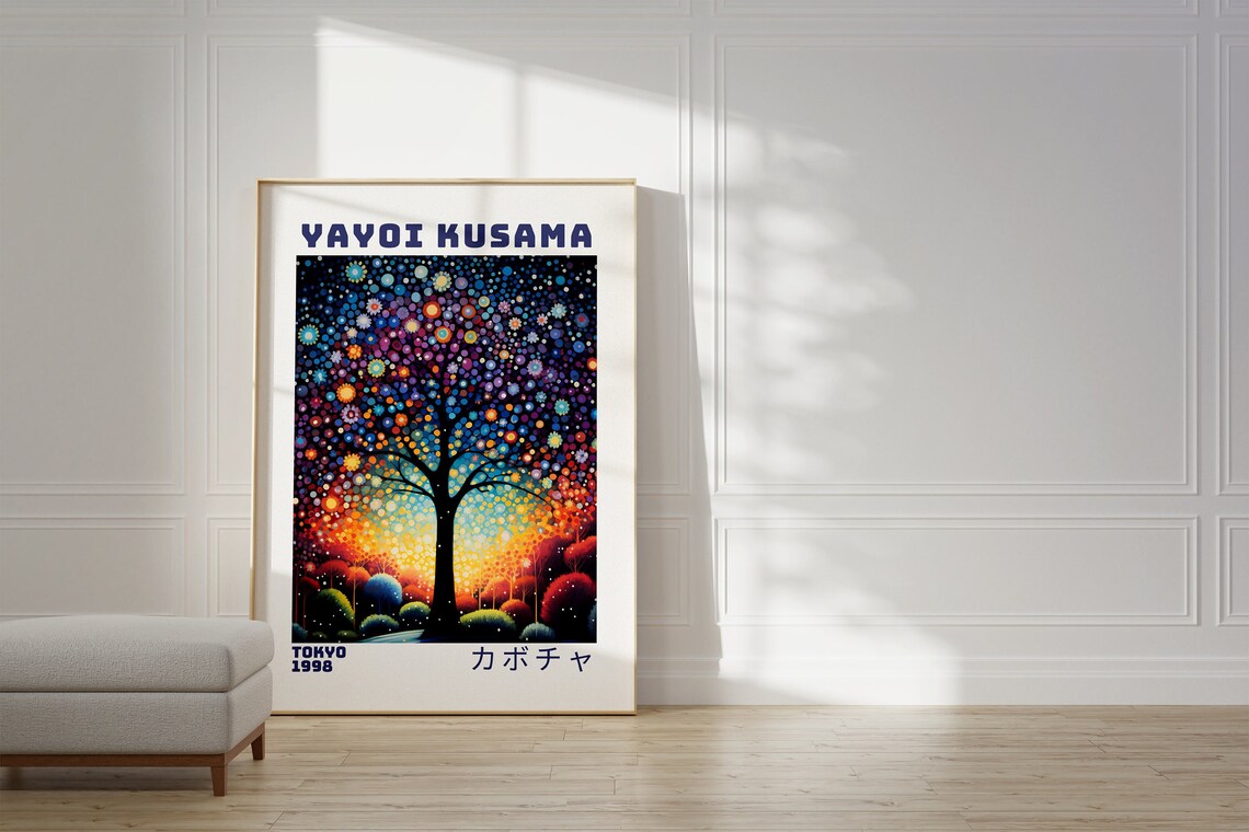Yayoi Kusama Japanese Wall Art Poster Print