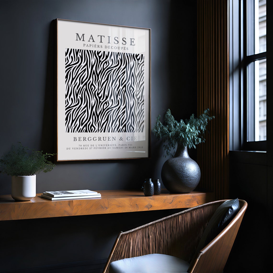 Henri Matisse Zebra Papiers Decoupes 1953 Paris Exhibition Poster - Image 2