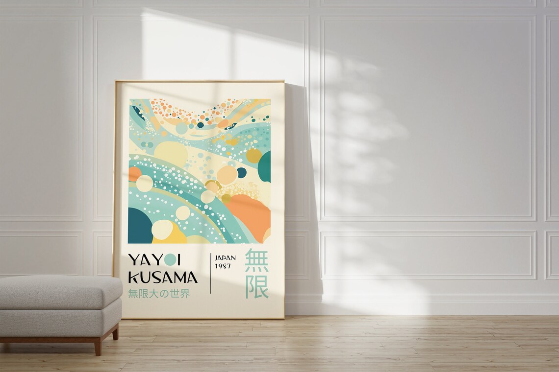 Yayoi Kusama Japanese Wall Decor Poster Print