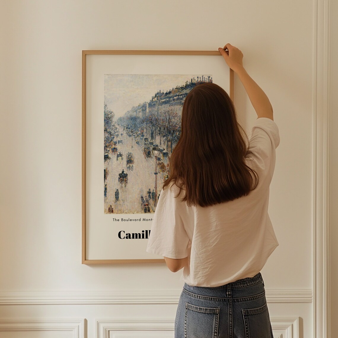 Camille Pissarro Boulevard Montmartre Winter Morning Paris Poster - Image 4