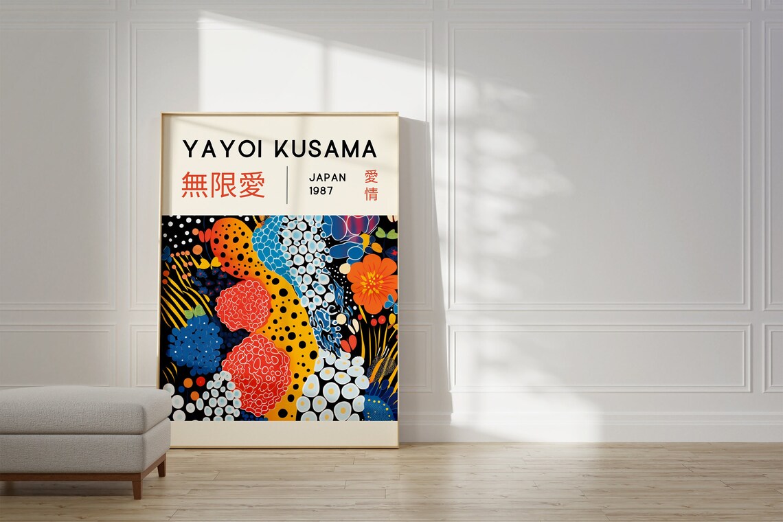 Yayoi Kusama Home Wall Decor Poster Print