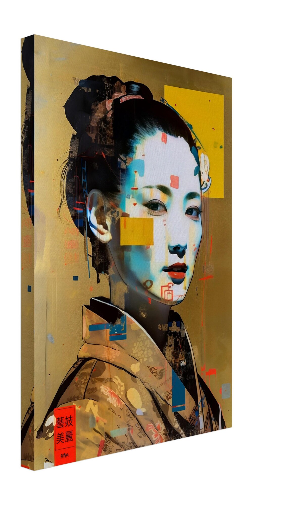 Asiatic Geisha Girl Japanese Lover Art Print - Image 3