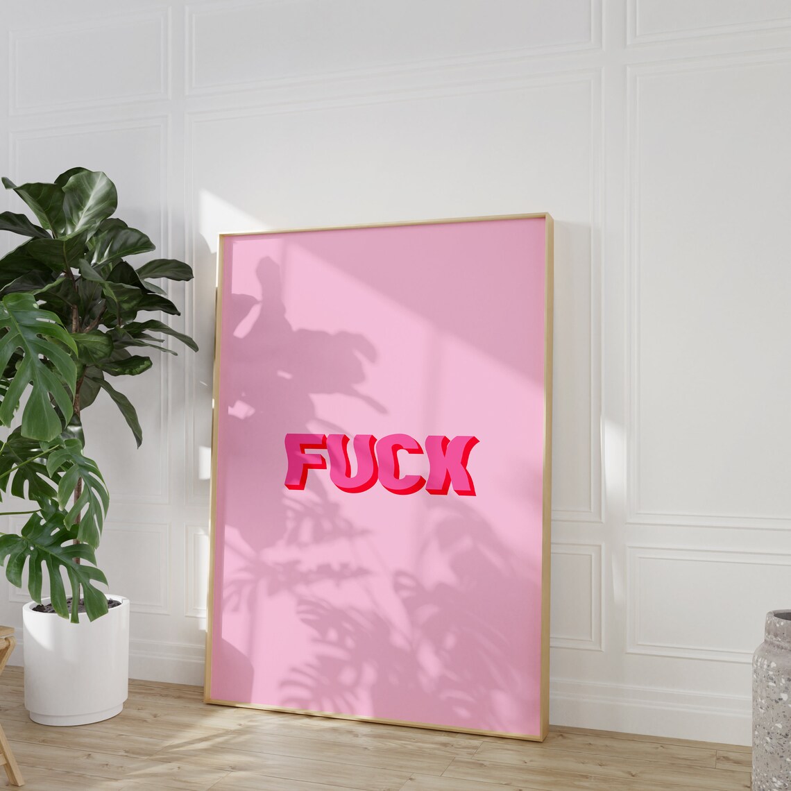 Fuck Wall Art Funny Office Decor Bedroom Art Print - Image 3