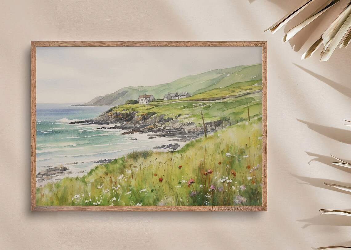 Achill Island Watercolor Art Print, County Mayo - Image 2