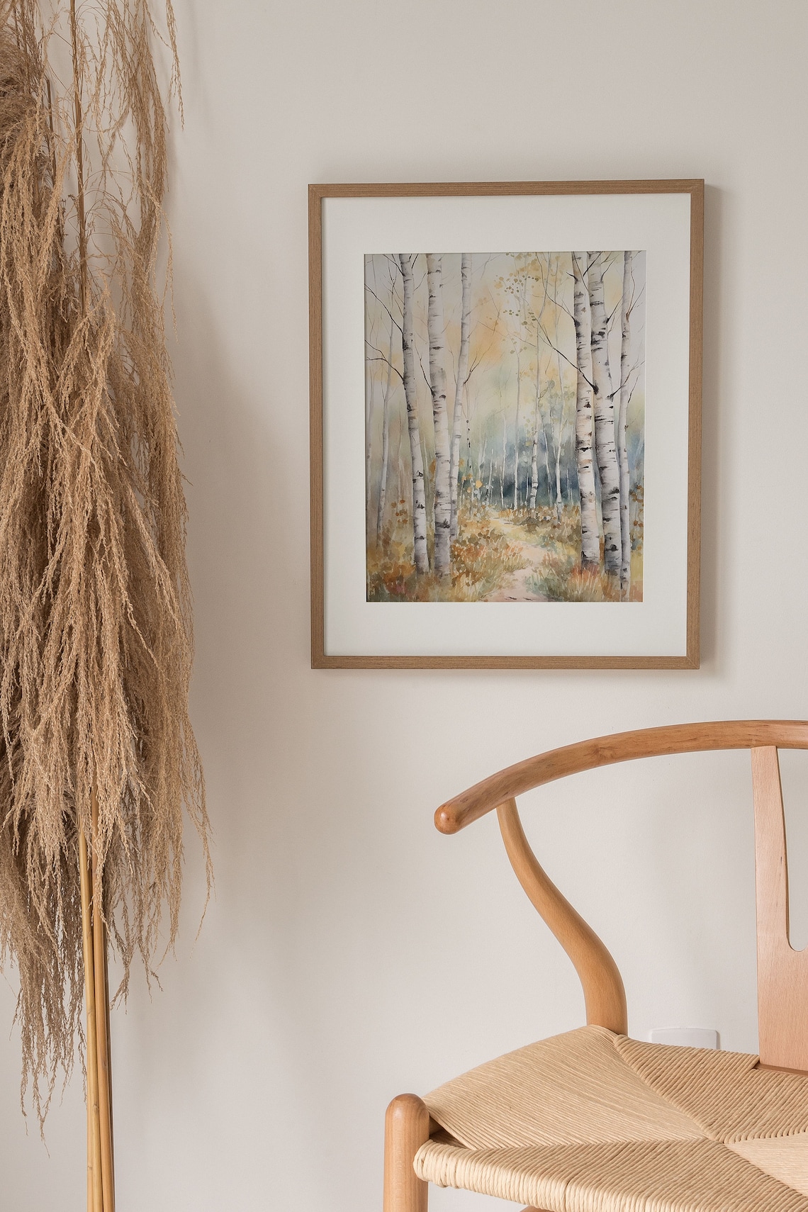 Birch Forest Painting Colorado Watercolor Art Print - Image 2