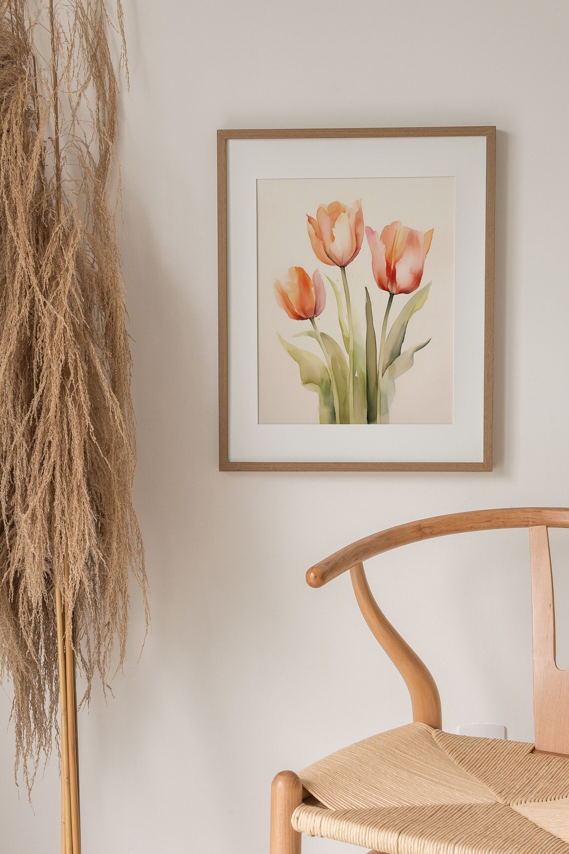 Tulip Painting Watercolor Art Print, Spring Flowers - Image 5