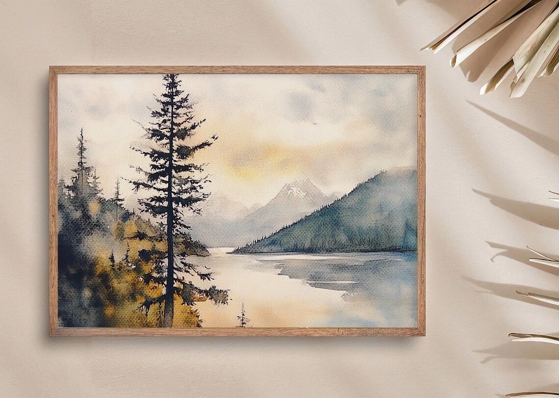 British Columbia Landscape Art Print, Squamish River - Image 3