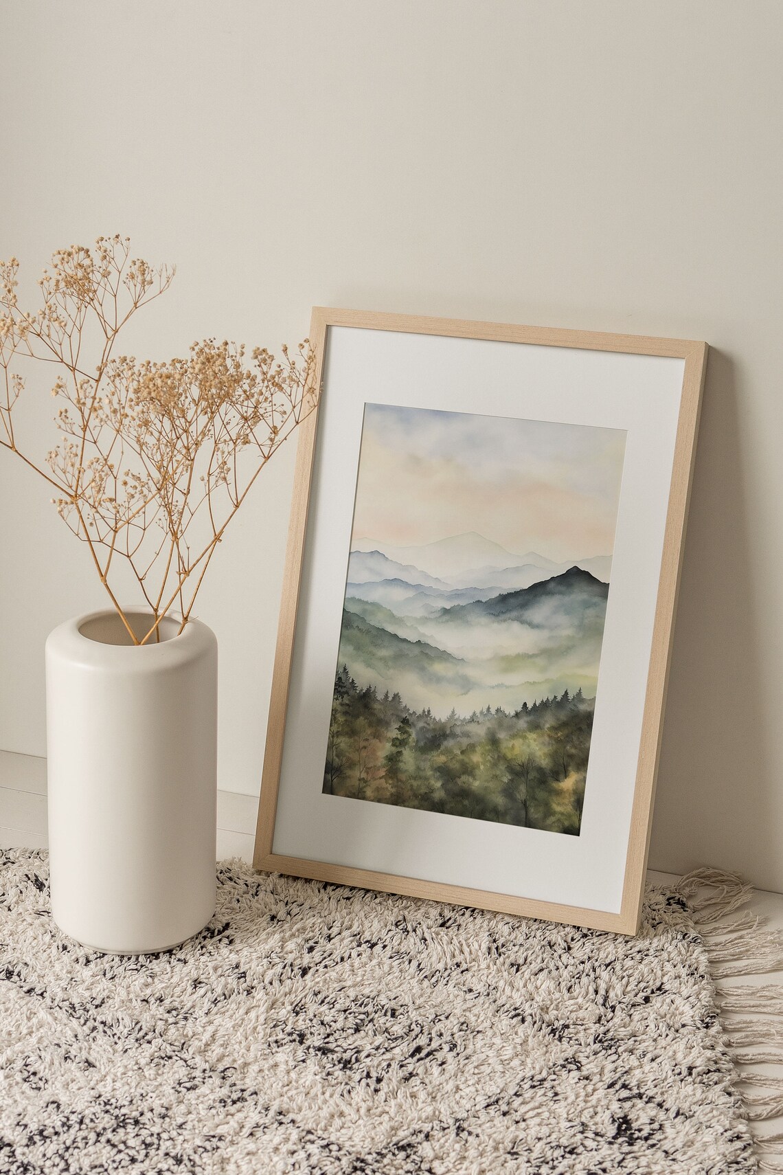 Bitterroot Range Idaho Mountain Landscape Art Print - Image 4