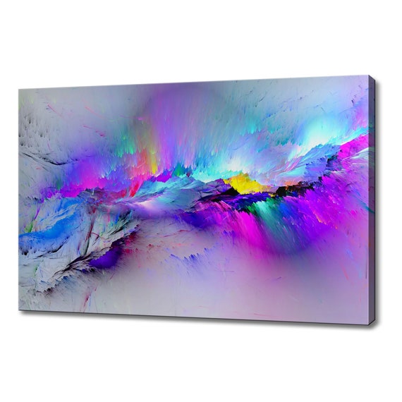 Abstract Paint Splash Art Print, Personalized
