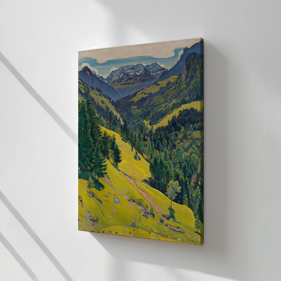 Kien Valley With Bluemlisalp Massif Art Print - Image 2
