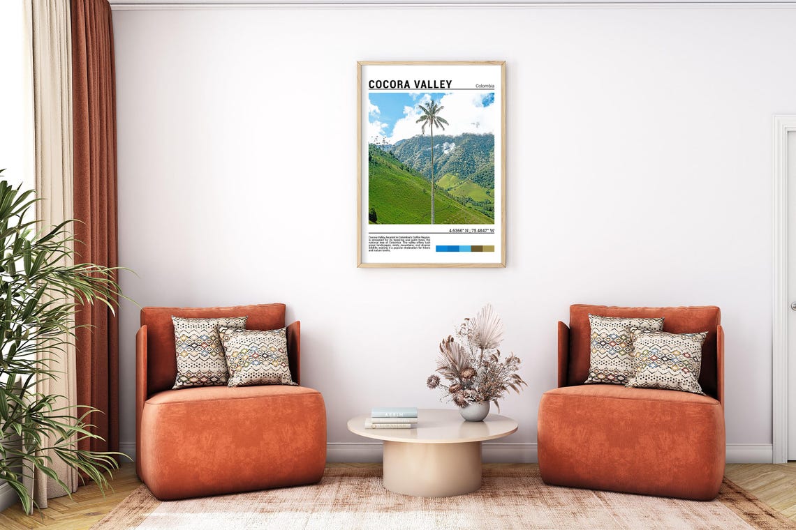 Cocora Valley Colombia Towering Wax Palms Misty Mountains Poster - Image 7