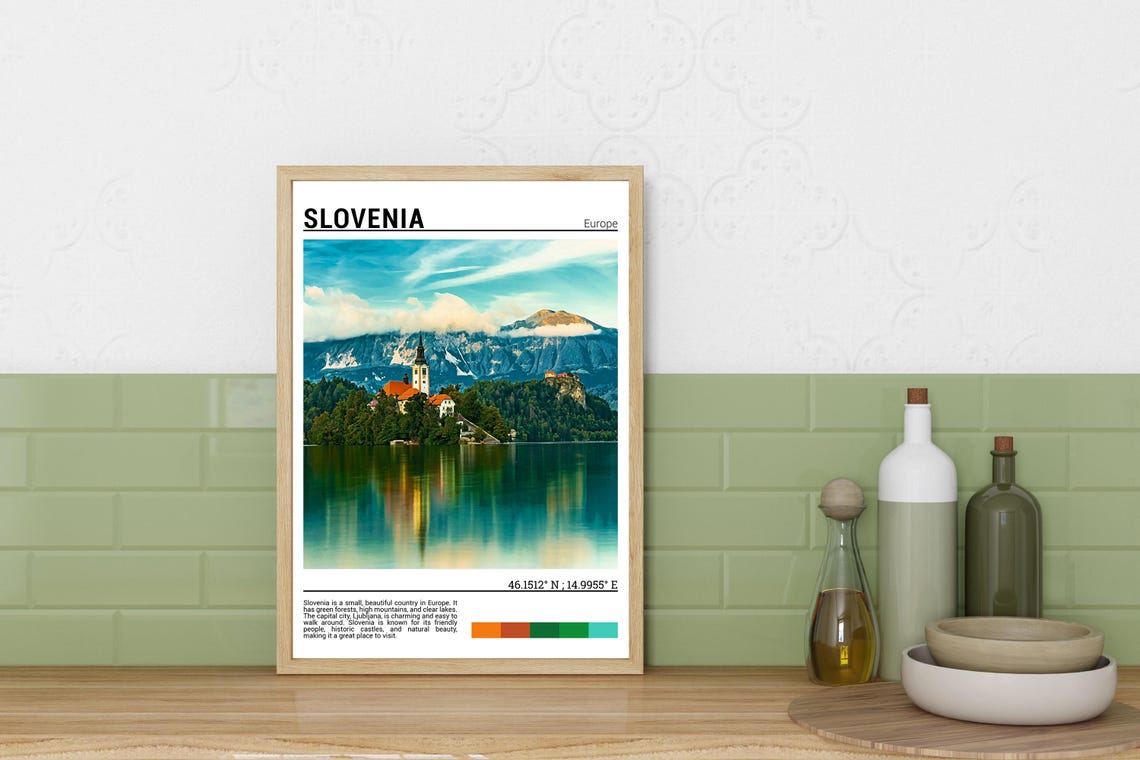 Slovenia Poster Print Slovenia Wall Art Slovenia Photography Slovenia Photo Slovenia Decor Slovenia Europe - Image 6