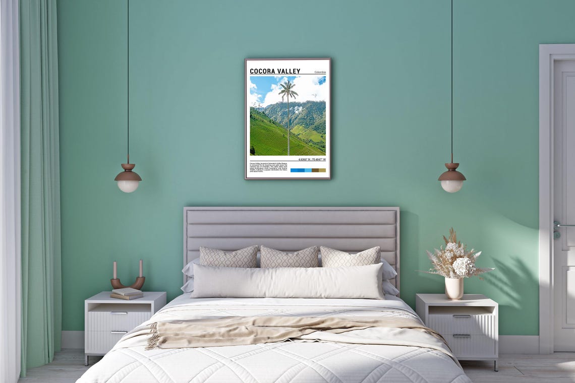 Cocora Valley Colombia Towering Wax Palms Misty Mountains Poster - Image 5
