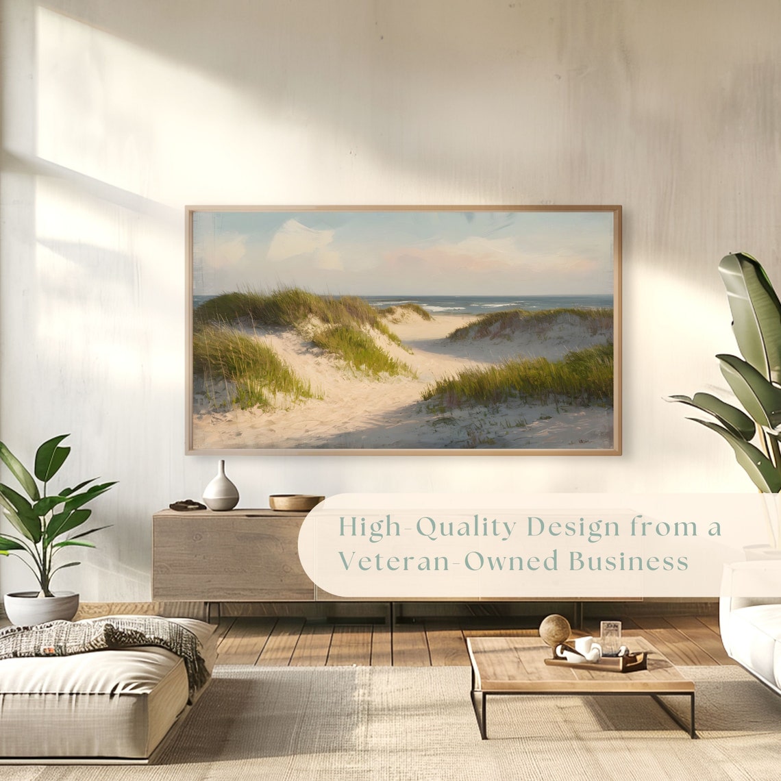 Coastal Dunes Tv Art Summer Tv Art Frame Tv Art Ocean Tv Art Beach Tv Art Coastal Decor Vintage Summer Sand Dunes Tv Art - Image 4
