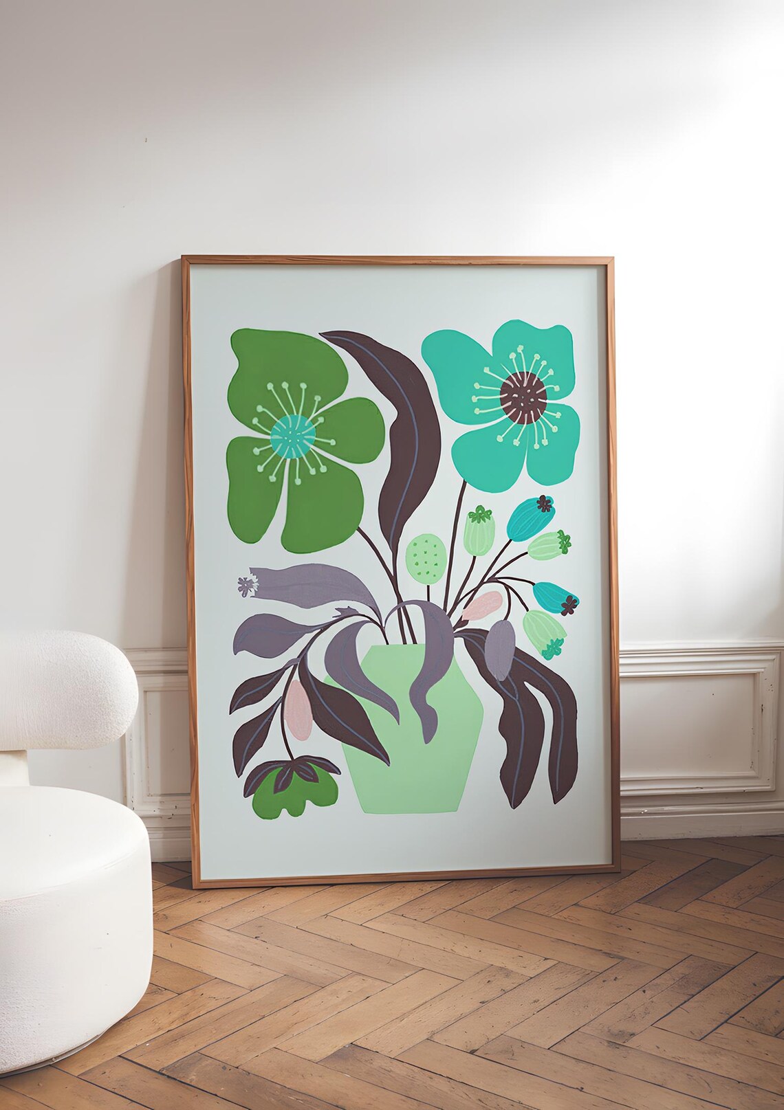 Dopamine Decor Wall Poster, Colorful Retro Art - Image 2