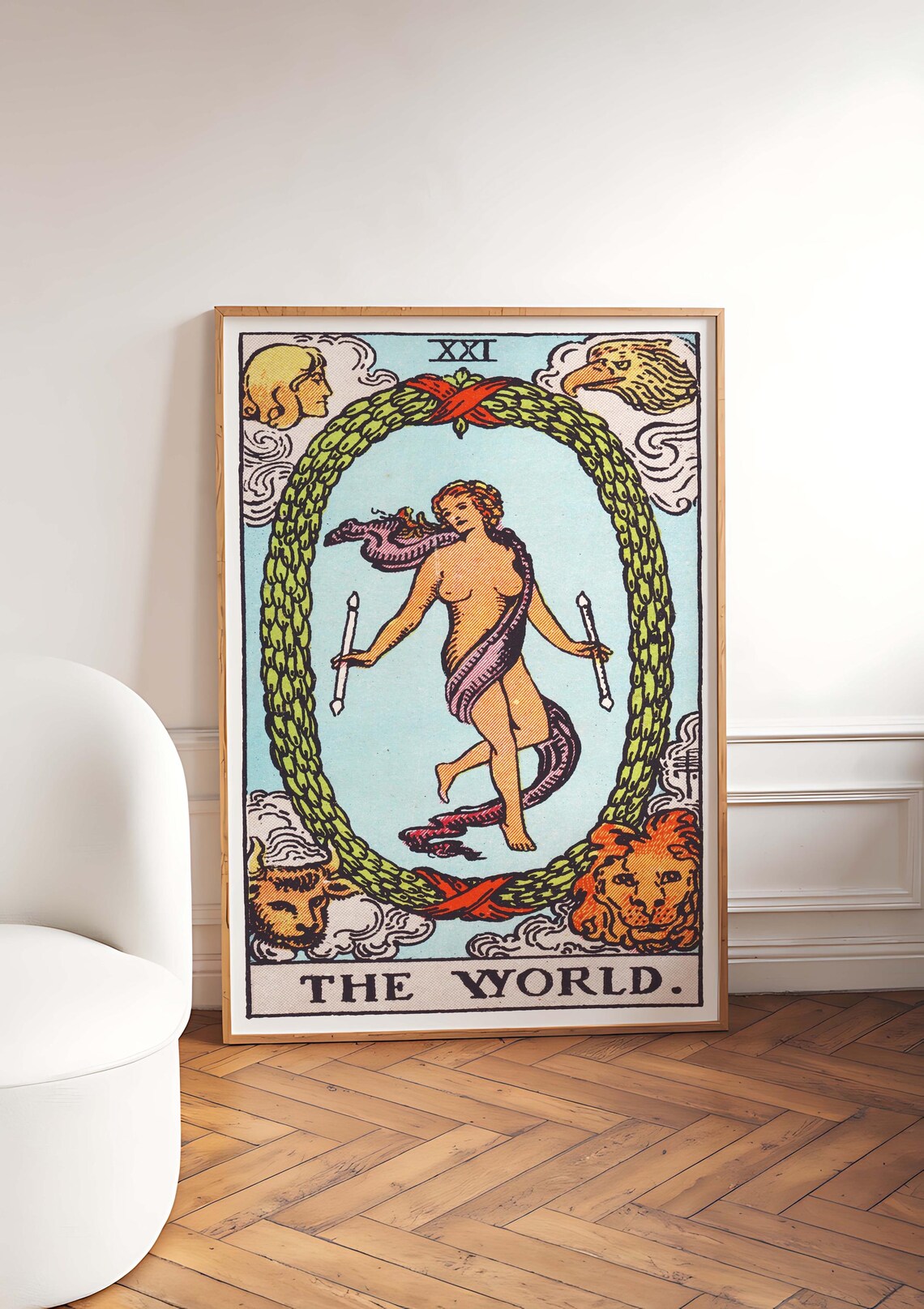 Tarot Cards Rider Waite, The World Mystical Poster - Image 4