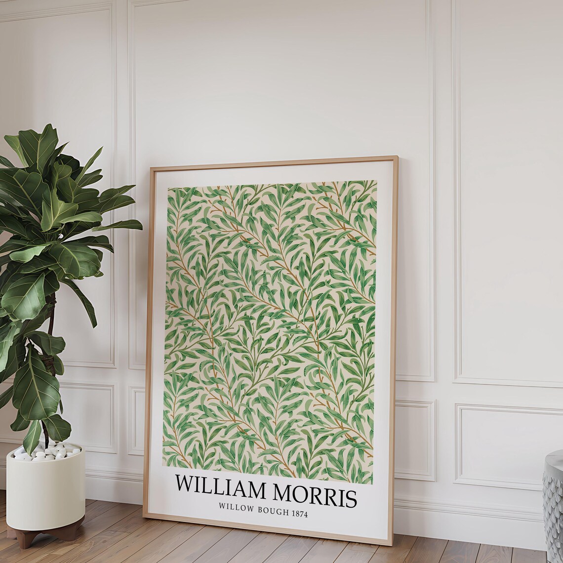 William Morris Botanical Design, Vintage Pattern Art Print - Image 5