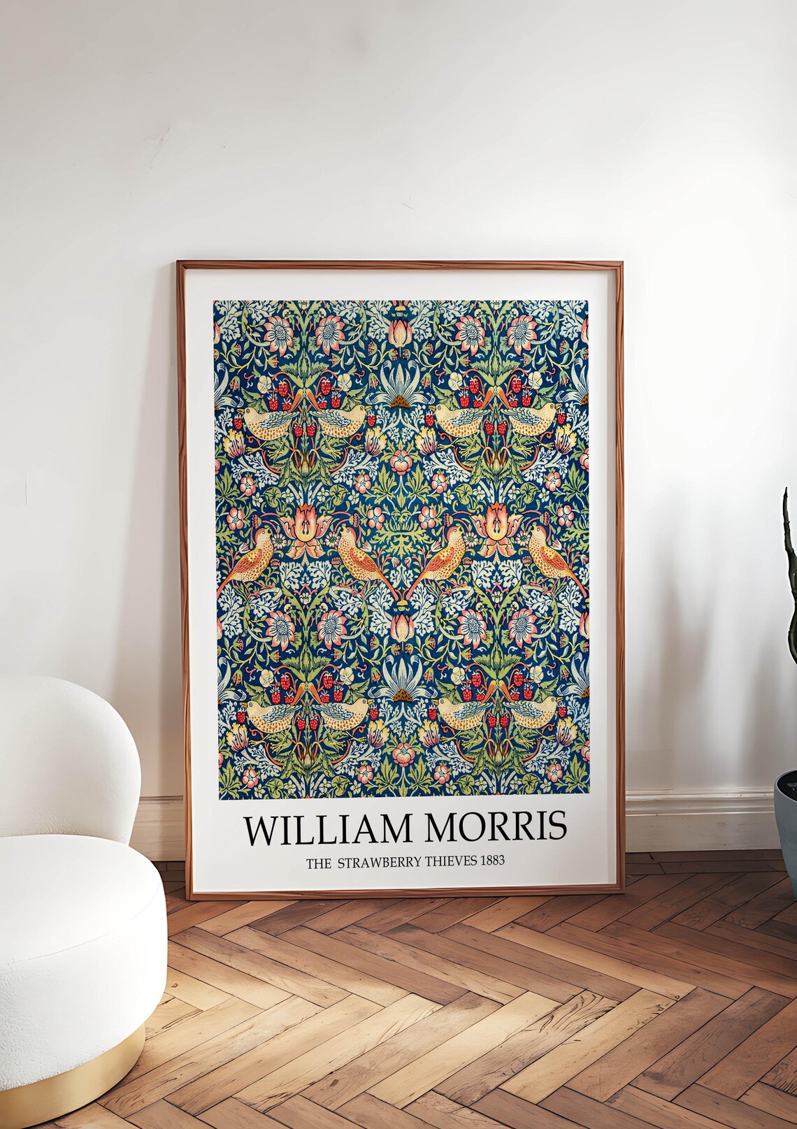 William Morris Vintage Floral Art Print, Botanical Pattern - Image 4