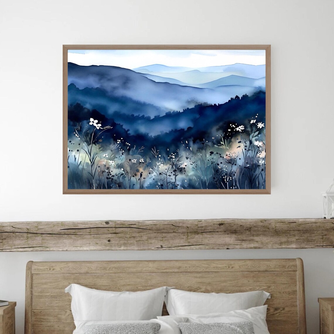 Blue Ridge Mountain Watercolor Travel Poster - Image 3