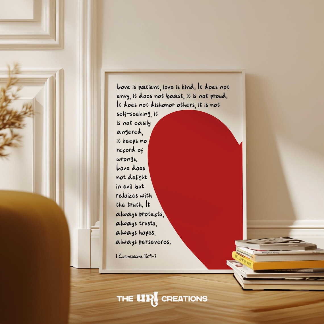 Love Is Patient Kind 1 Corinthians 13 Art Print