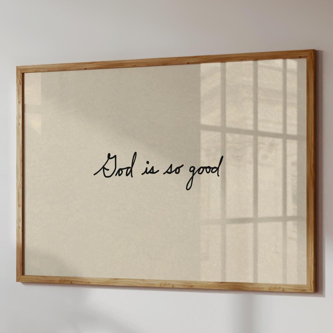 God Is Good, Neutral Christian Decor