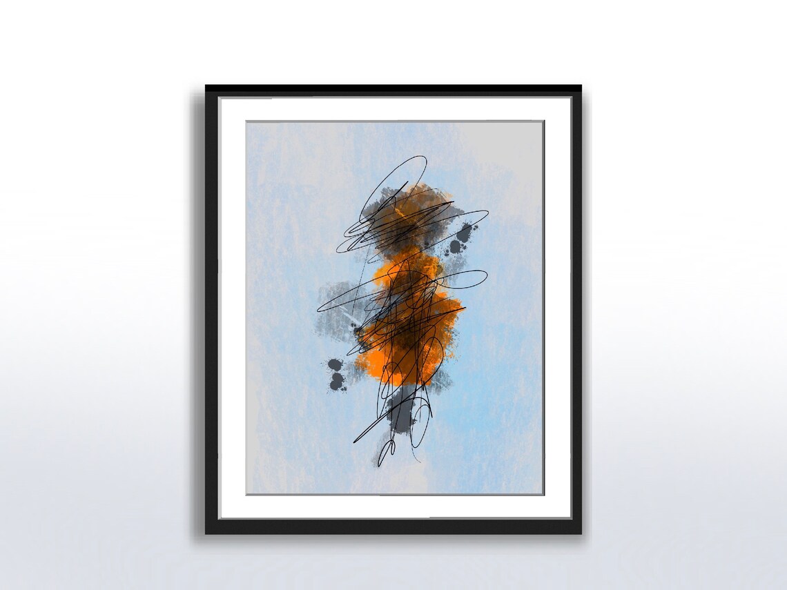 Abstract Boho Painting, Lines And Shapes - Image 5