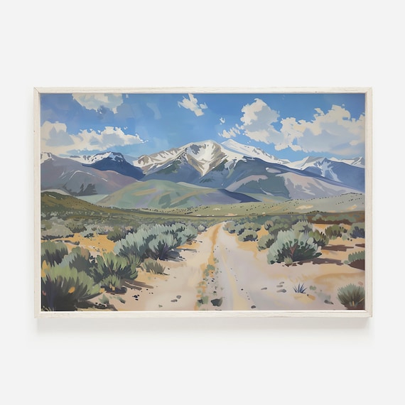 Great Basin National Park Nevada High Desert Mountain Poster