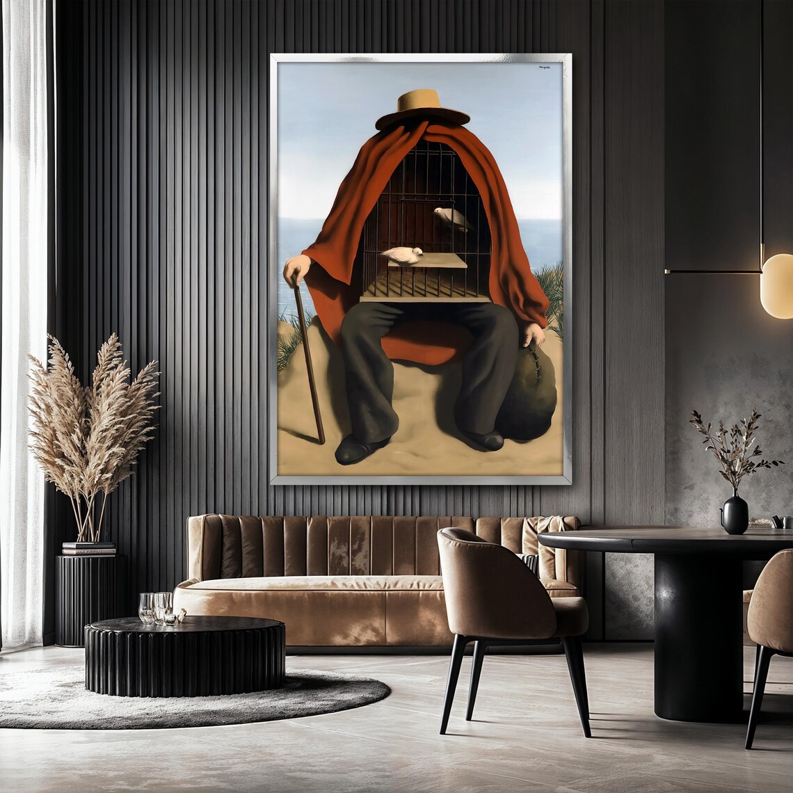 Ren Magritte, The Therapist Surreal Art Print - Image 2