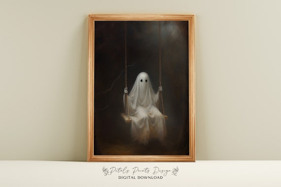 Vintage Rustic Halloween Art Print