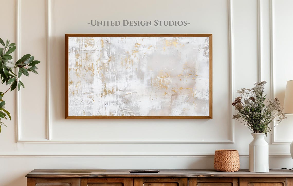 Frame Tv Art Frame Tv Abstract Frame Tv Rustic Abstract Frame Tv Artwork Theframe Tv Frame Tv Art Tv - Image 4