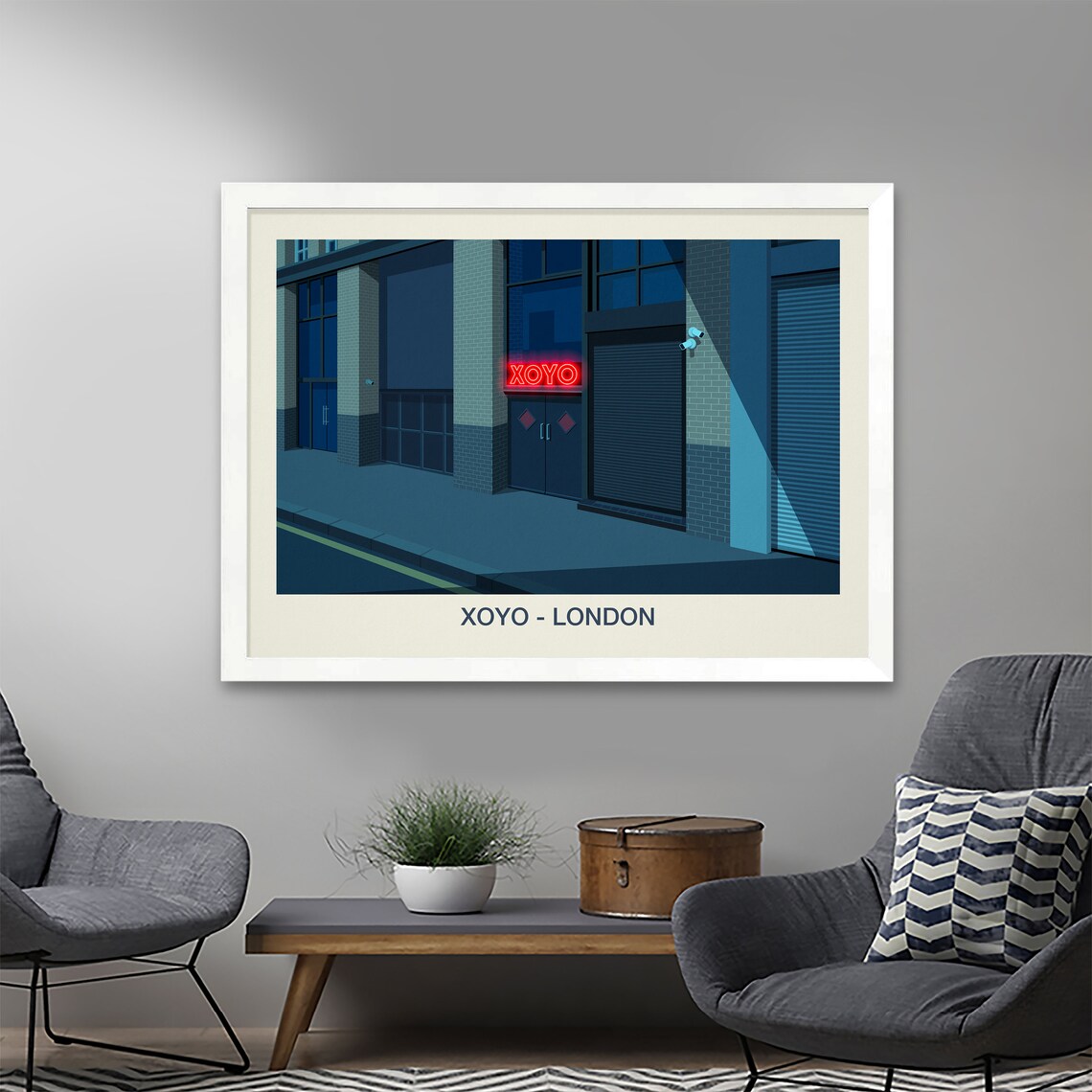 Xoyo Nightclub London Travel Poster - Image 2