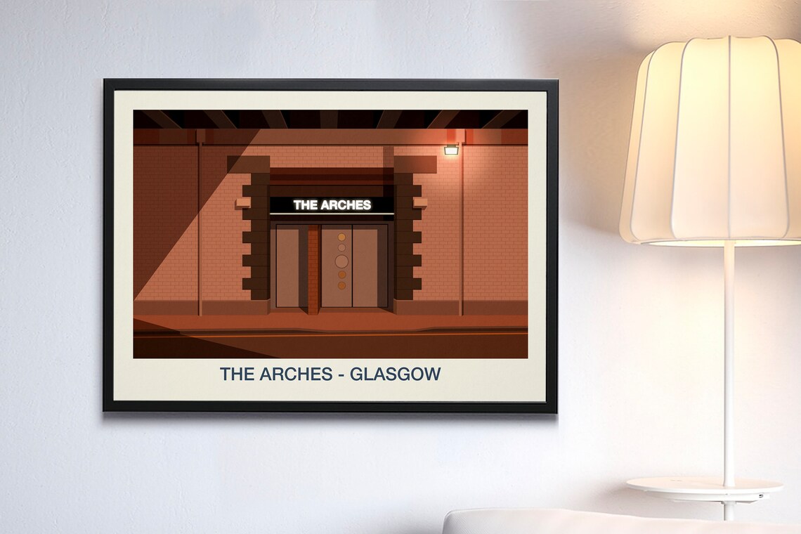 The Arches Nightclub Travel Poster - Image 3