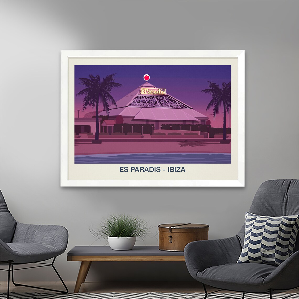 Es Paradis Nightclub Travel Poster - Image 2