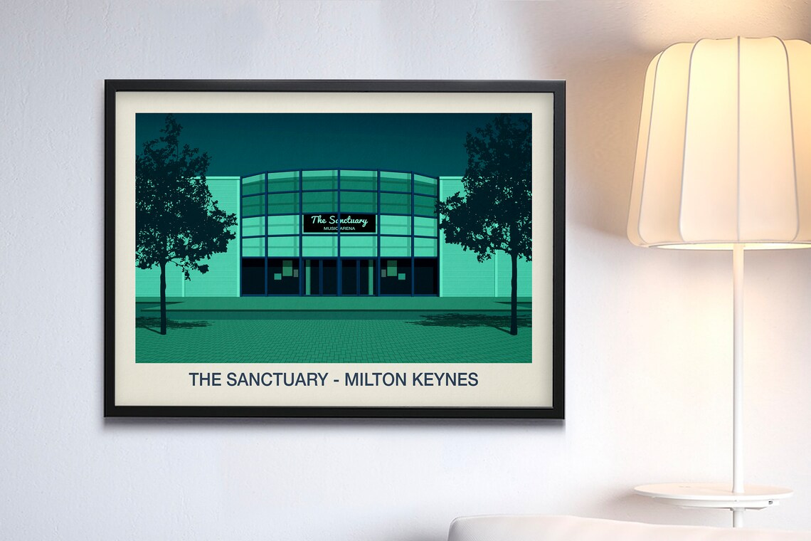 The Sanctuary Nightclub Poster Art Print - Image 3