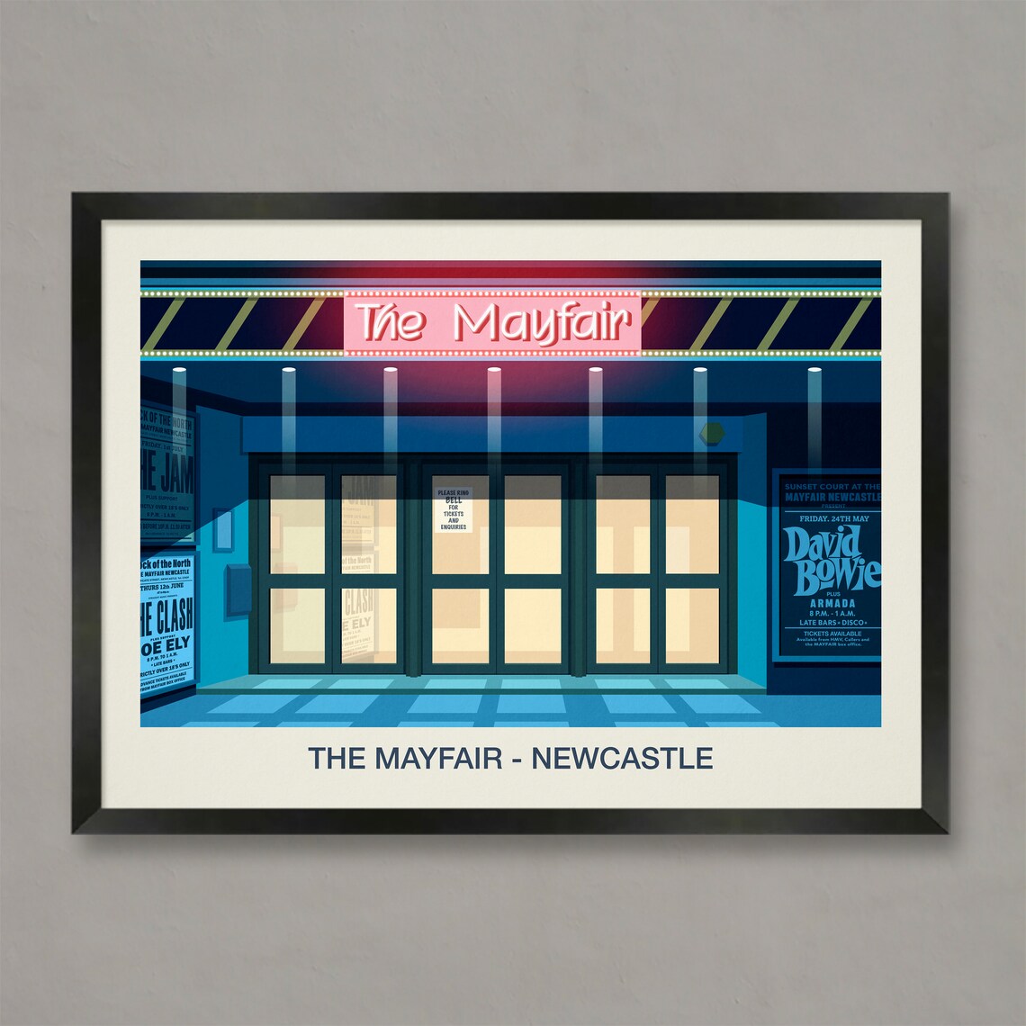 The Mayfair Ballroom Newcastle Poster Print