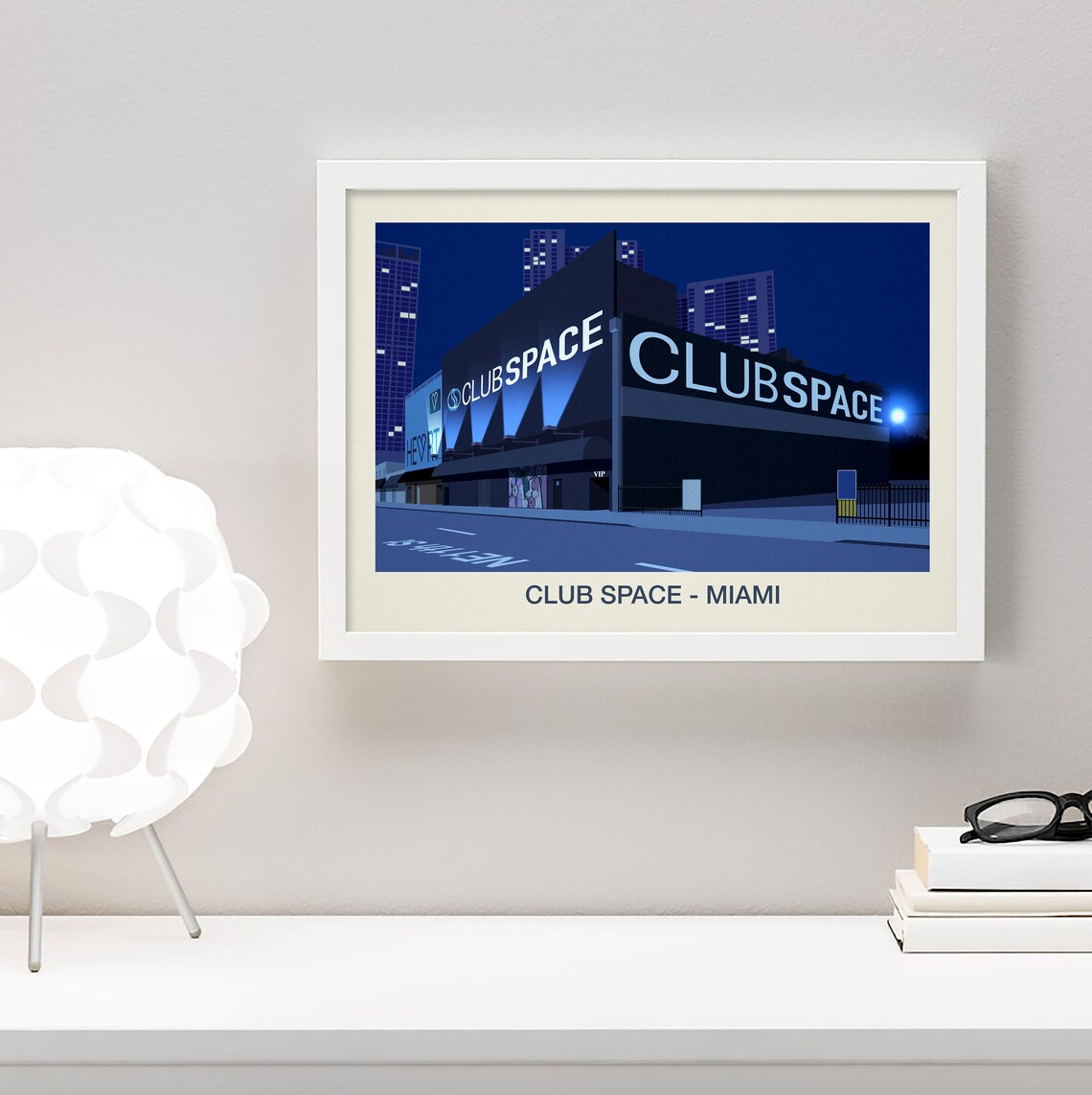 Club Space Miami Nightclub Poster, Travel Poster - Image 4