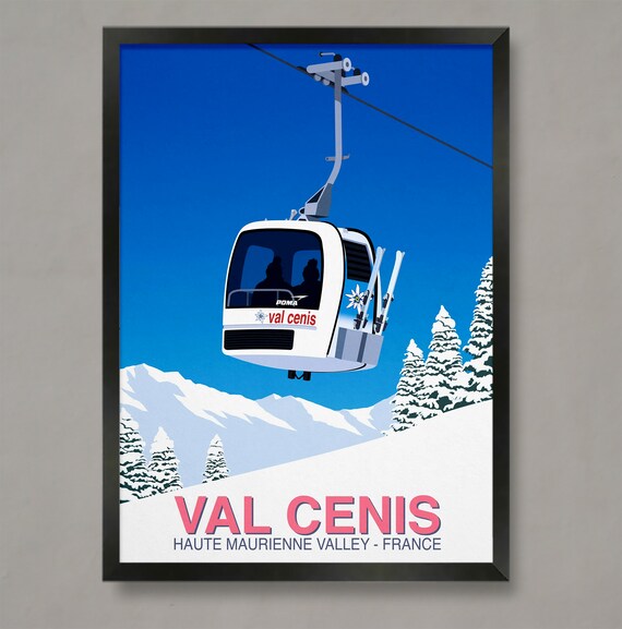 Val Cenis Ski Resort Poster Print
