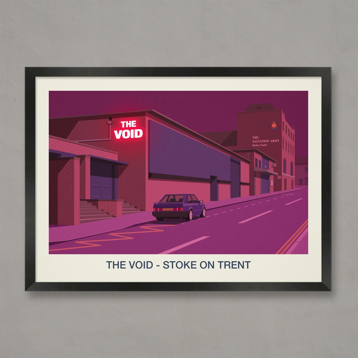 The Void Nightclub, Stoke On Trent Poster Print