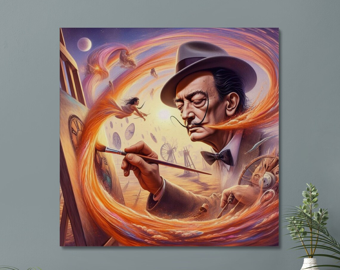 Salvador Dali Surrealism Art Print, Dreamscapes