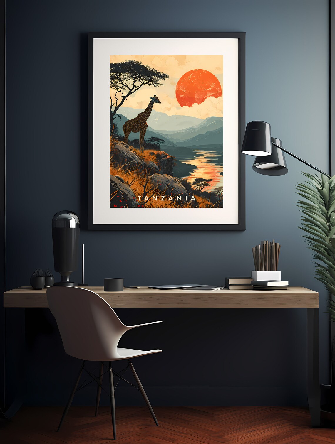 Tanzania Travel Poster Printable Wall Art Instant Hanging Decor New Home Gift - Image 2